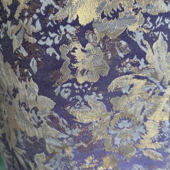 TAHARI ASL LILAC GOLD BROCADE GORGEOUS COCKTAIL DRESS, SZ. 8P - Picture 5 of 9